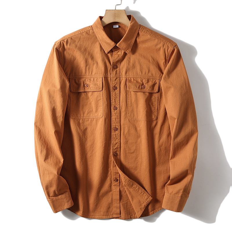 Oxford Cotton Casual Shirt Business - Nuova moda Business da uomo Casual