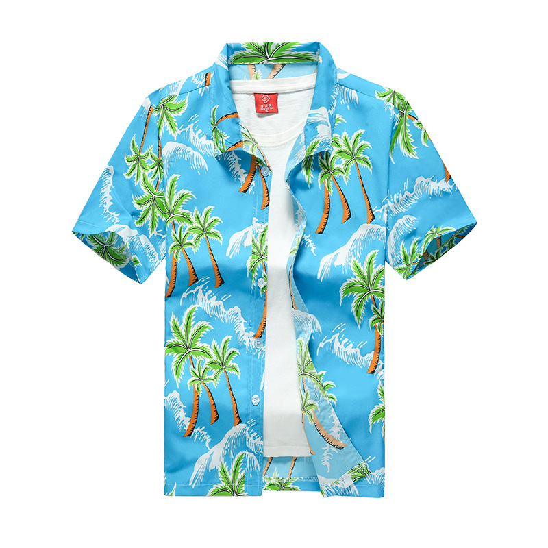 Camicie con colletto casual ha - Vintage Hawaiian Floral Shirt recensione e prezzo