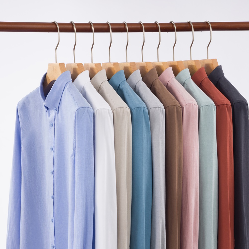Nuova Camicia Oxford da Uomo 2 - Mandarin Collar Formal Shirt Slim Fit recensione e prezzo