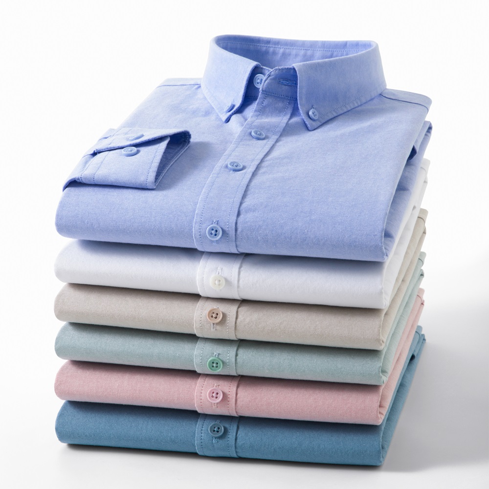 Nuova Camicia Oxford da Uomo 2 - Mandarin Collar Formal Shirt Slim Fit recensione e prezzo