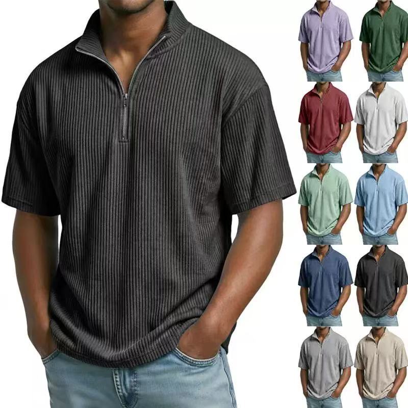 Camicia estiva in velluto a co - Corduroy Button Up Shirt Men recensione e prezzo