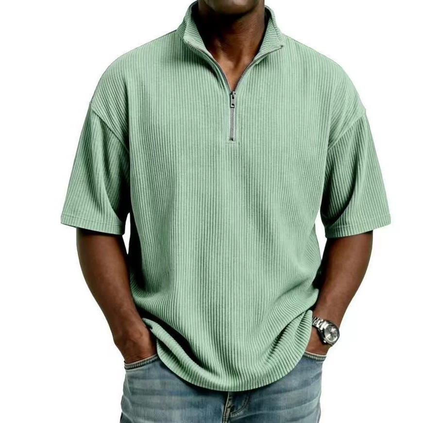 Camicia estiva in velluto a co - Corduroy Button Up Shirt Men recensione e prezzo