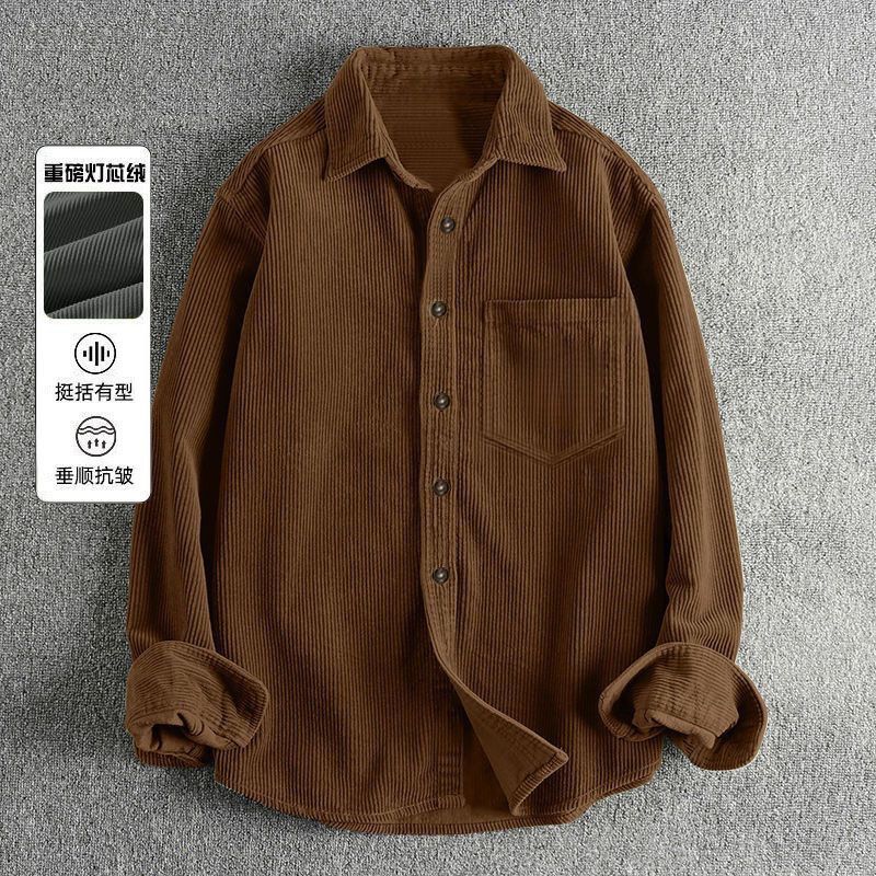 Camicie da uomo in velluto a c - Corduroy Button Up Shirt Men recensione e prezzo