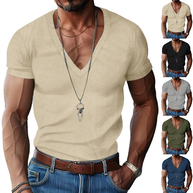 T-Shirt Estiva da Uomo in Cord - Corduroy Button Up Shirt Men recensione e prezzo
