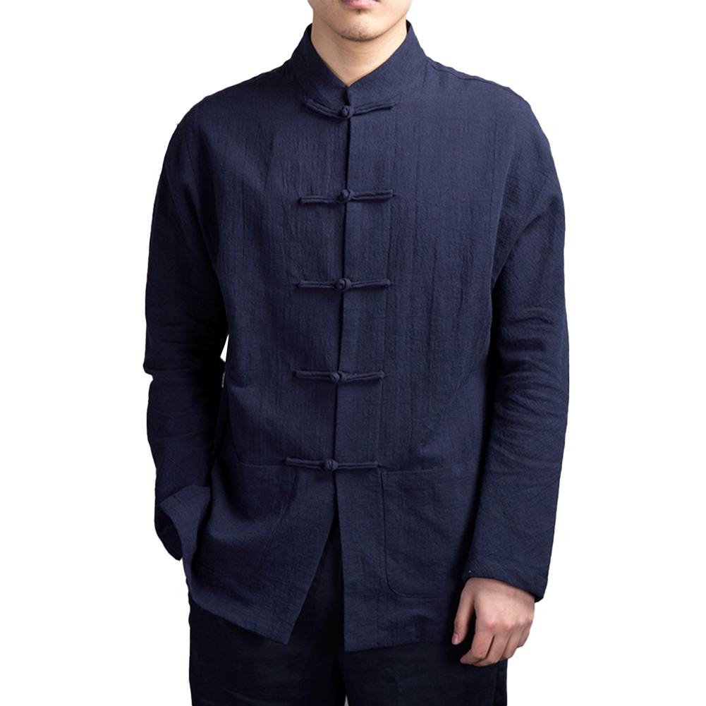 Abbigliamento Tradizionale Cin - Mens Linen Shirt Long Sleeve recensione e prezzo