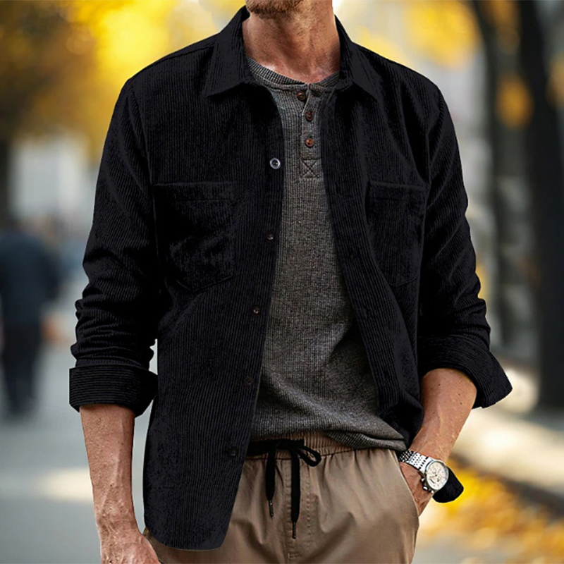 Camicia da uomo in velluto a c - Corduroy Button Up Shirt Men recensione e prezzo