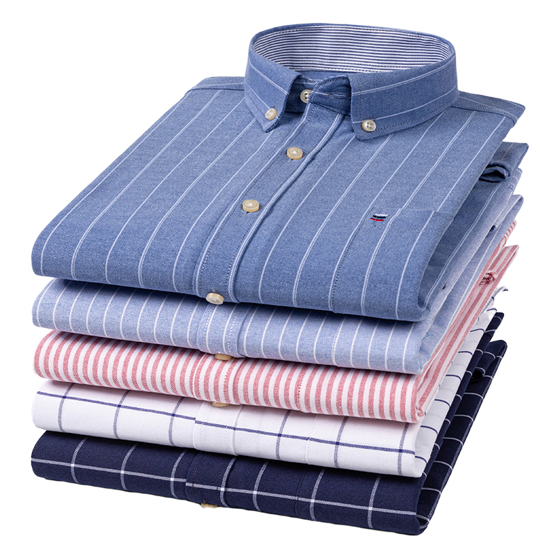 Camicie scozzesi a righe da uo - Oxford Cotton Casual Shirt Business recensione e prezzo