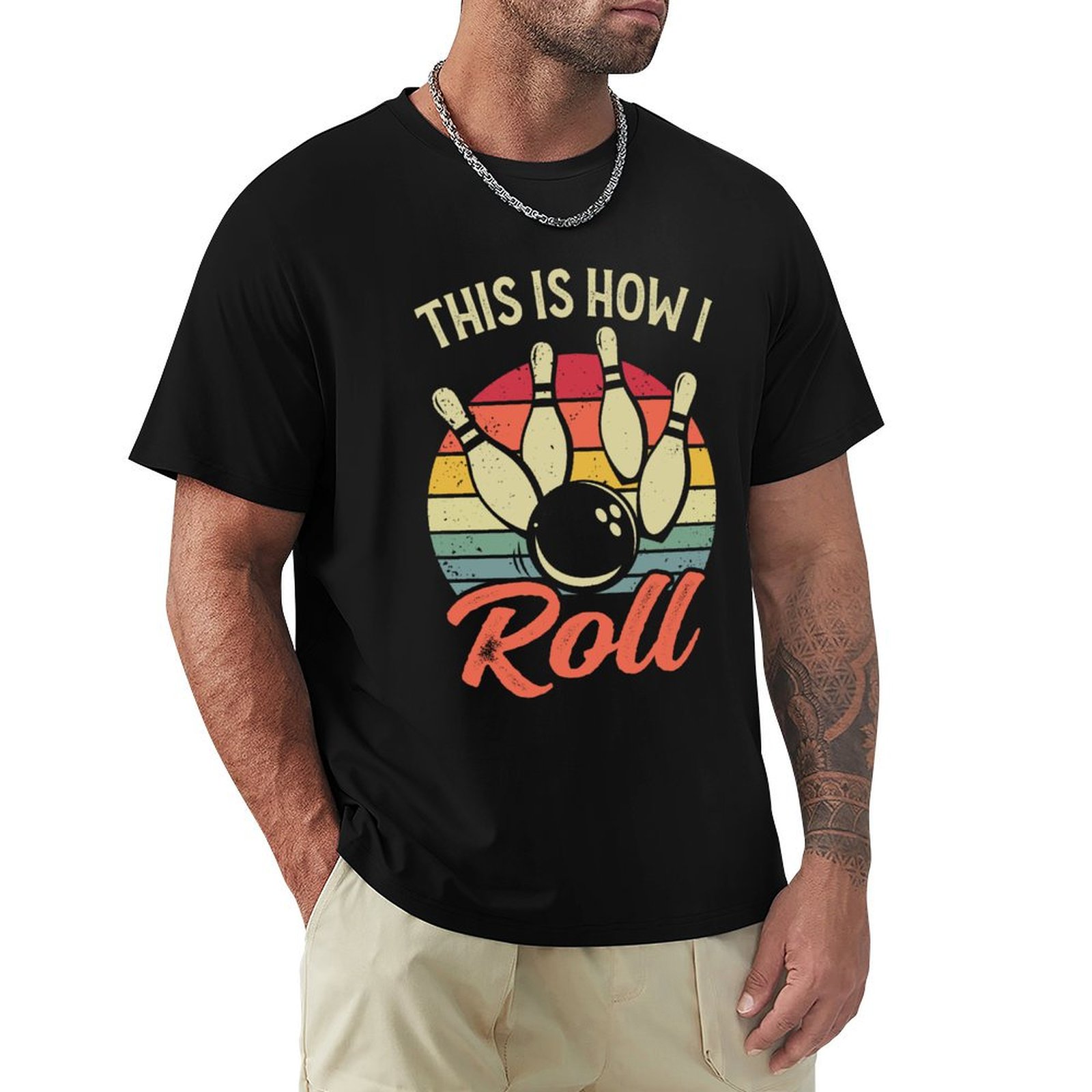 Ecco come mi distinguo: T-shir - Short Sleeve Bowling Shirt Retro recensione e prezzo