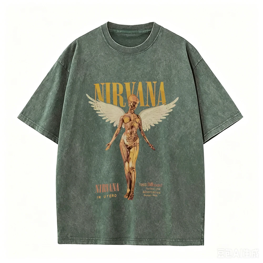 T-shirt Oversize Effetto Acid  - Acid Wash Vintage Graphic T Shirt recensione e prezzo