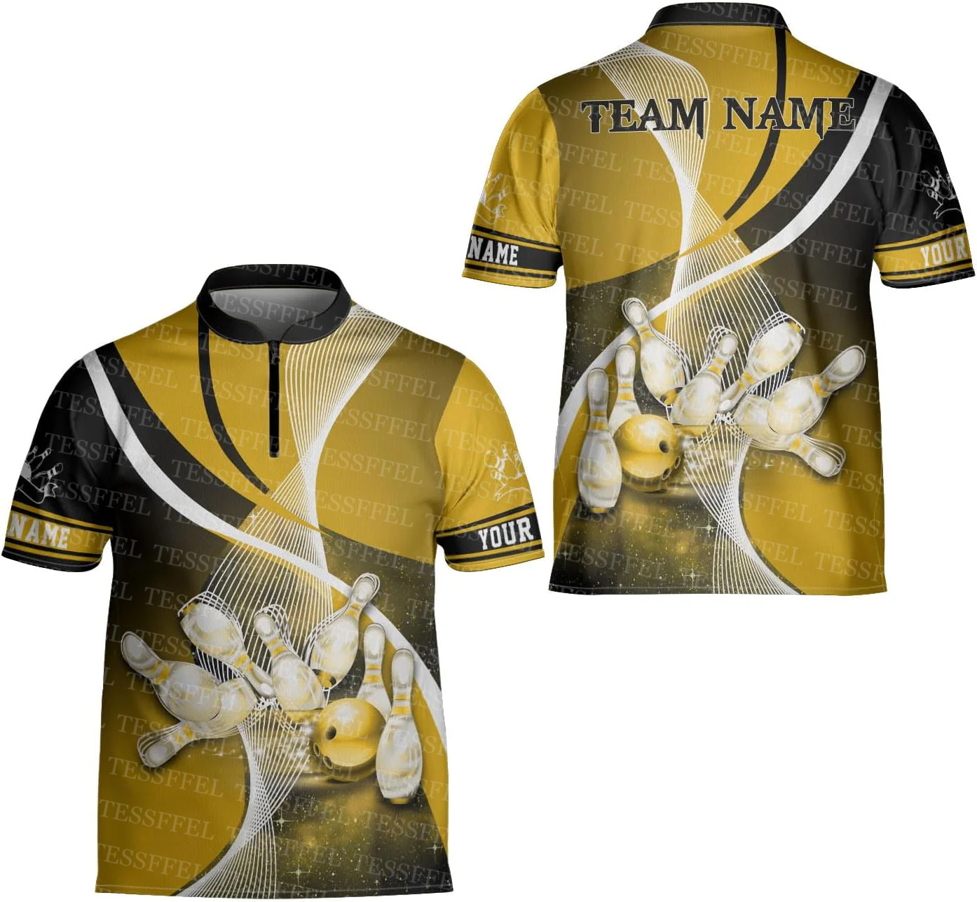 Nome personalizzato Graffiti F - Short Sleeve Bowling Shirt Retro recensione e prezzo
