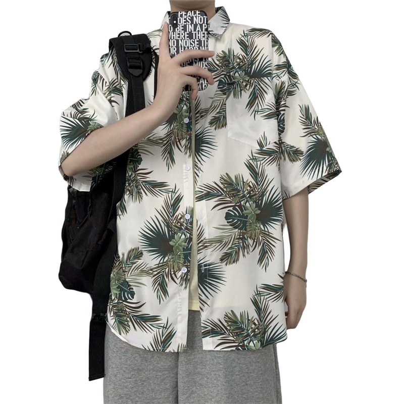 Camicia a maniche corte estiva - Vintage Hawaiian Floral Shirt recensione e prezzo