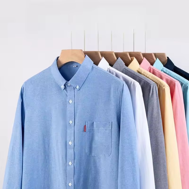 Camicia da lavoro da uomo in p - Oxford Cotton Casual Shirt Business recensione e prezzo