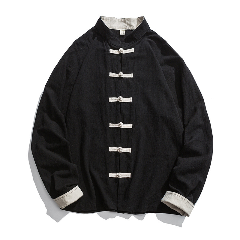 Nuova Giacca Kimono 2026 per U - Mens Linen Shirt Long Sleeve recensione e prezzo
