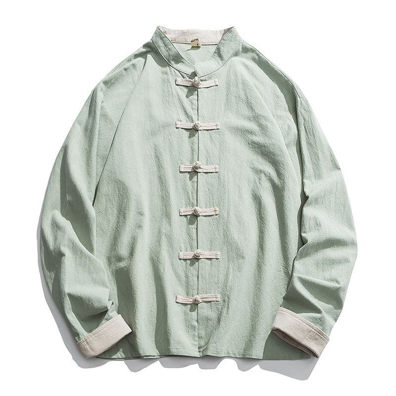 Nuova Giacca Kimono 2026 per U - Mens Linen Shirt Long Sleeve recensione e prezzo