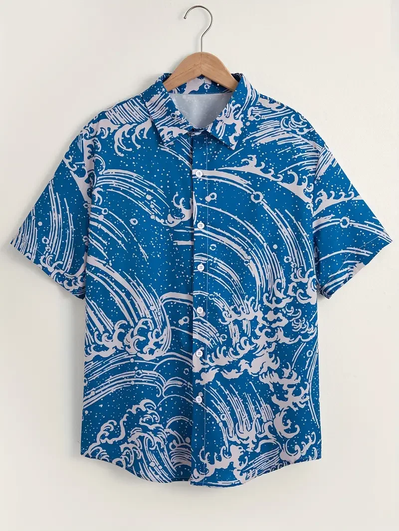 Camicia hawaiana da uomo con s - Short Sleeve Bowling Shirt Retro recensione e prezzo