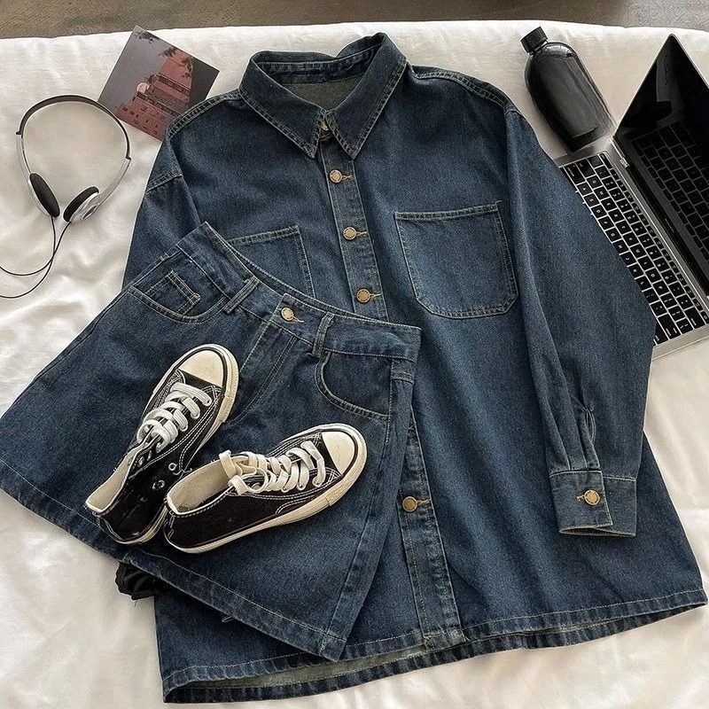 Set gonna in denim Y2K: giacca - Jackets recensione e prezzo