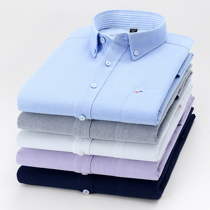 Camicie a quadri da uomo in pu - Oxford Cotton Casual Shirt Business recensione e prezzo