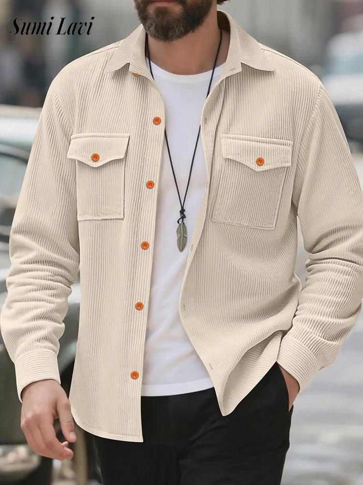 Giacca da camicia in velluto a - Corduroy Button Up Shirt Men recensione e prezzo
