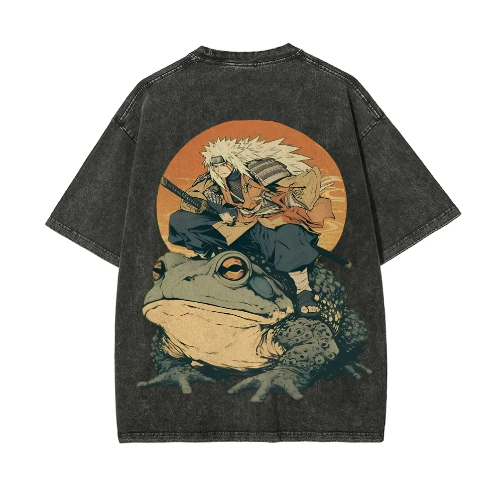 Maglietta Naruto Jiraiya Gamab - Acid Wash Vintage Graphic T Shirt recensione e prezzo