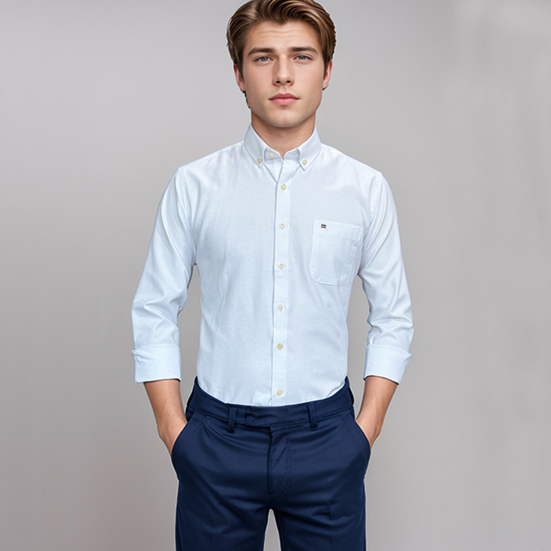 Camicia da uomo in cotone 100% - Oxford Cotton Casual Shirt Business recensione e prezzo
