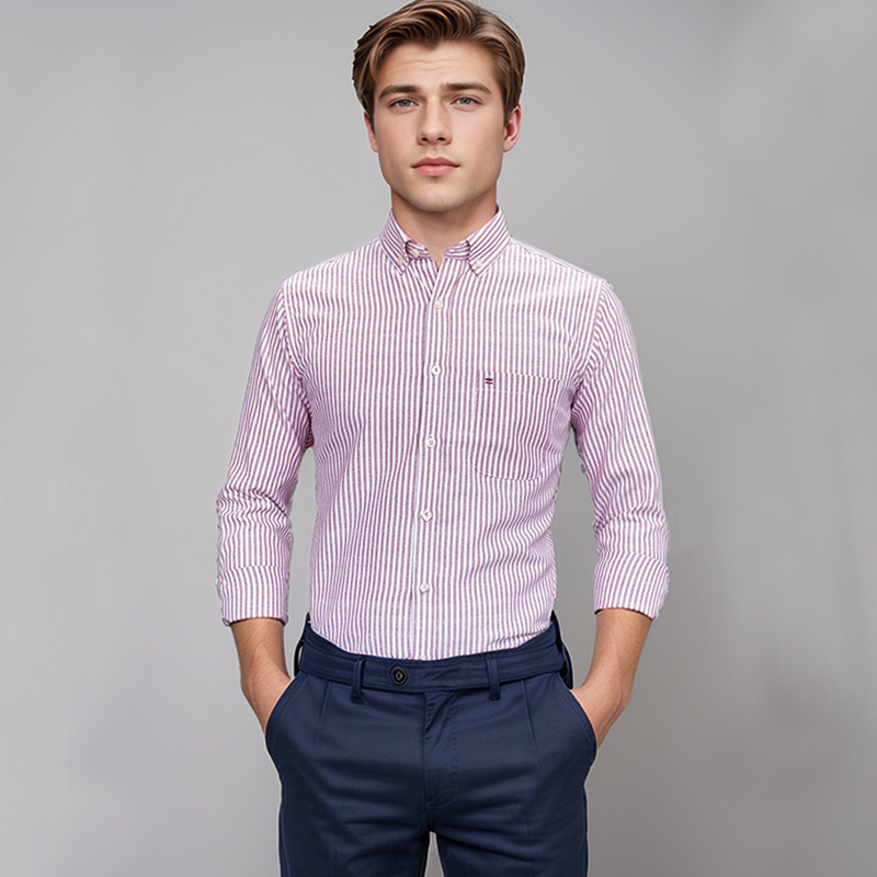 Camicia da uomo in cotone 100% - Oxford Cotton Casual Shirt Business recensione e prezzo