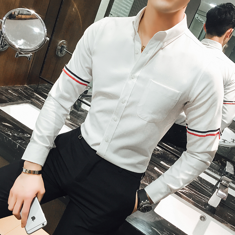 Camicia da uomo - Camicia senz - Oxford Cotton Casual Shirt Business recensione e prezzo