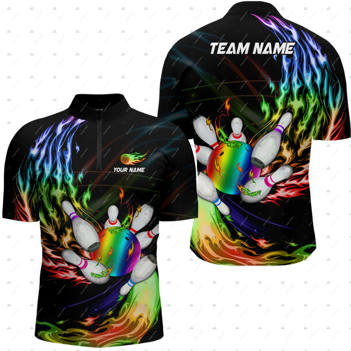 Magliette Polo Personalizzate  - Short Sleeve Bowling Shirt Retro recensione e prezzo