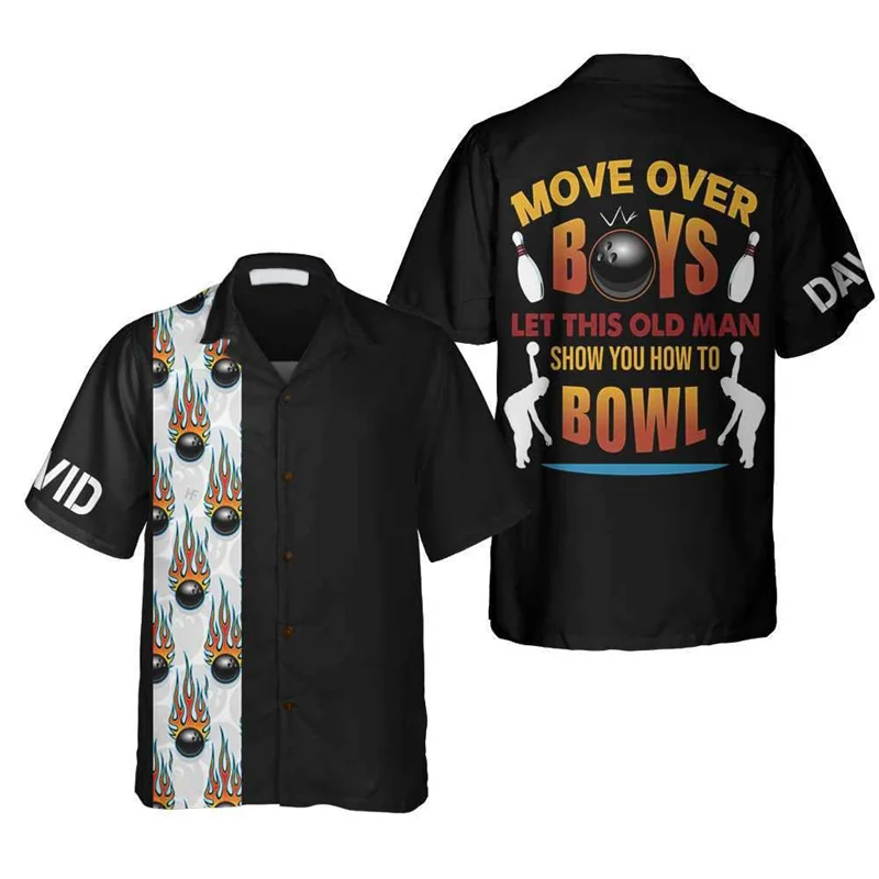 Camicia classica con stampa re - Short Sleeve Bowling Shirt Retro recensione e prezzo