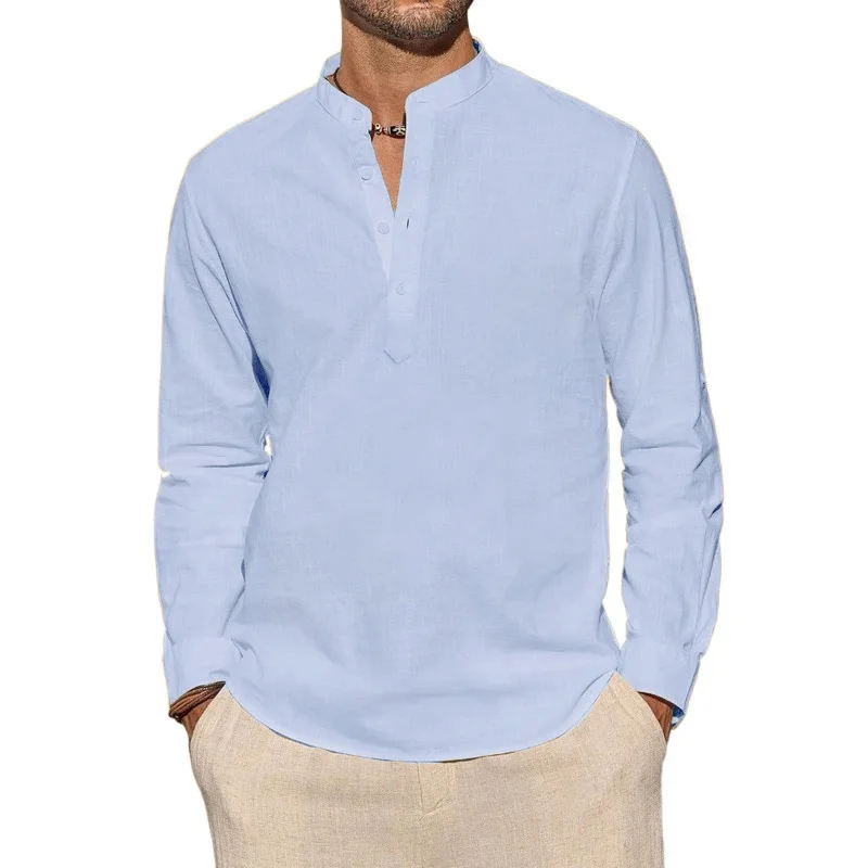 T-shirt a maniche lunghe da uo - Mens Linen Shirt Long Sleeve recensione e prezzo