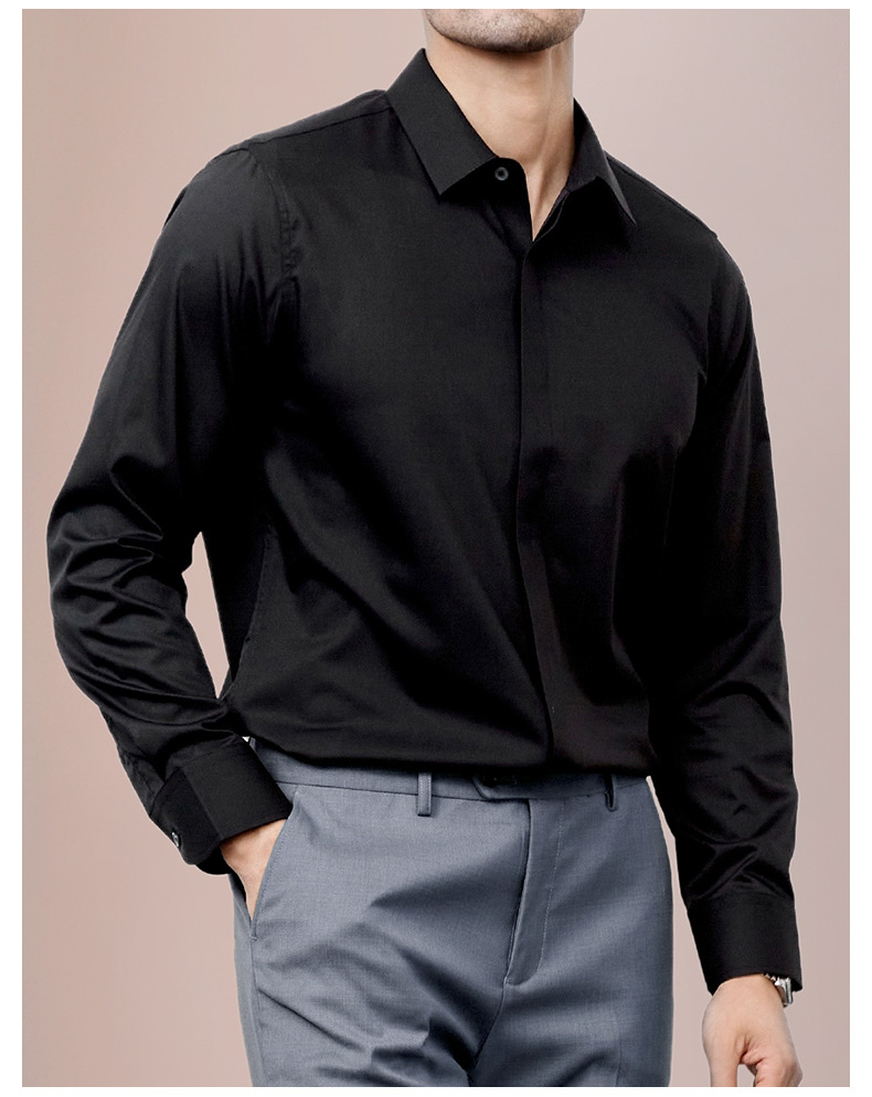 Camicia da uomo in seta 2026,  - Mens Satin Silk Dress Shirt recensione e prezzo