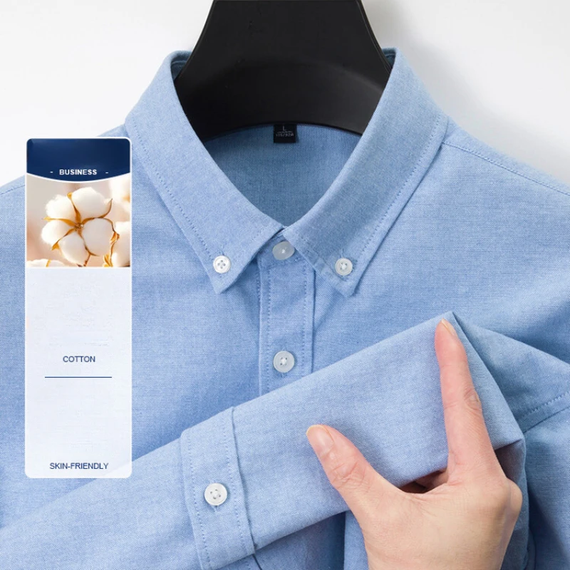 Nuova Camicia Oxford da Uomo 7 - Oxford Cotton Casual Shirt Business recensione e prezzo